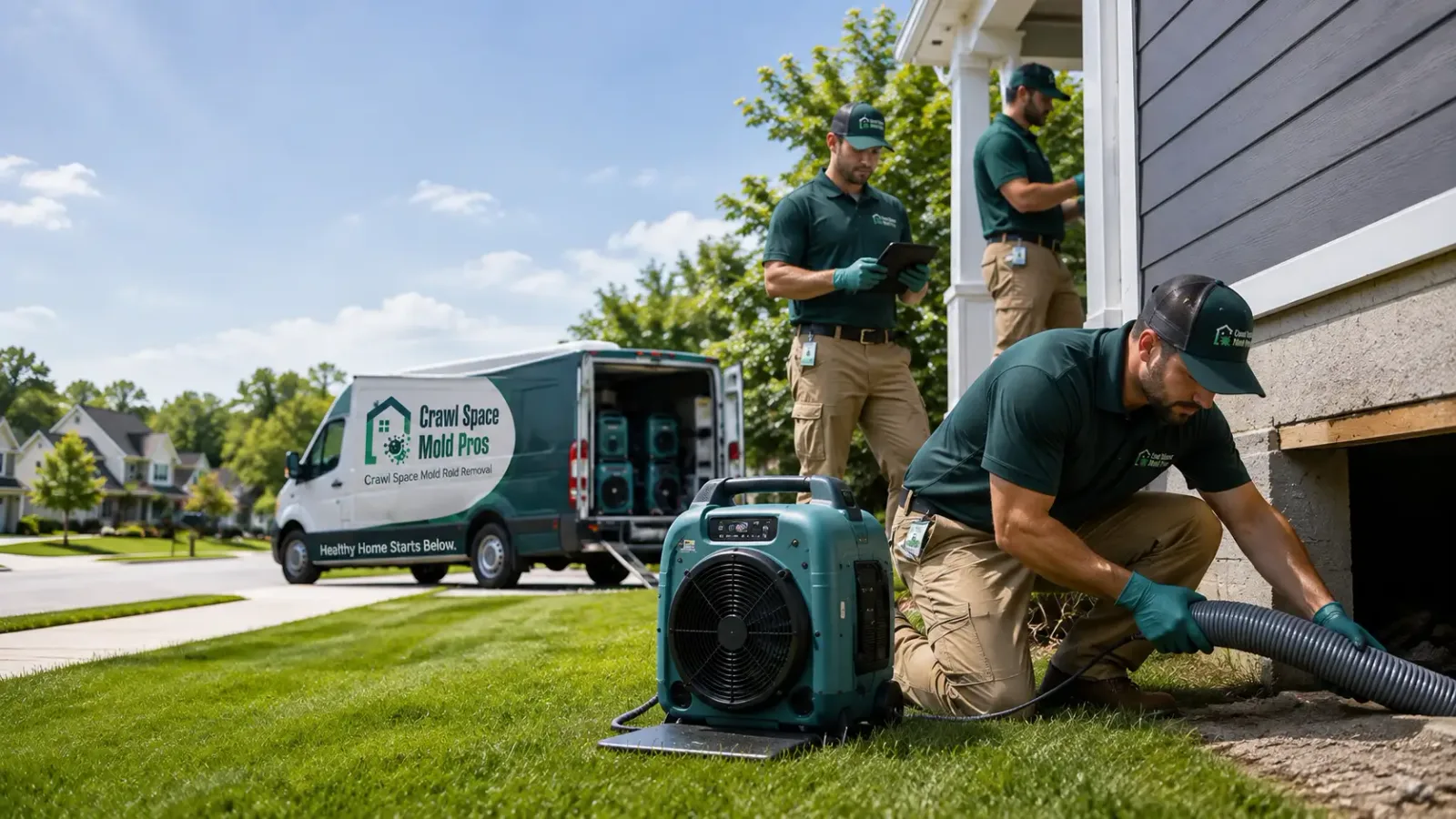 Crawl Space Mold Removal in Schnecksville, PA